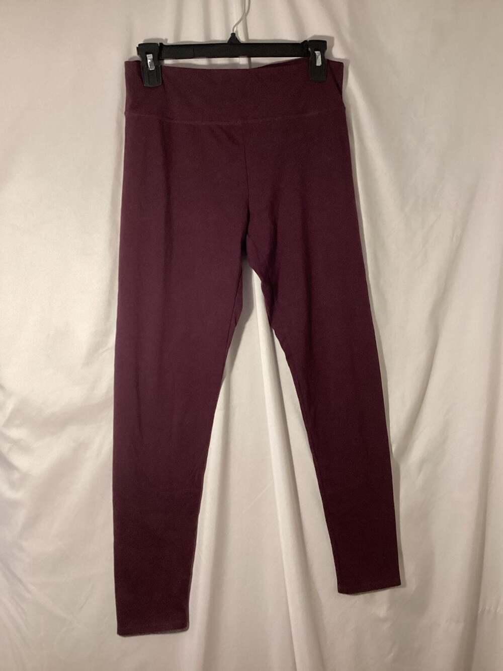 Aerie Leggings Size L Burgundy High Rise Chill Play Move